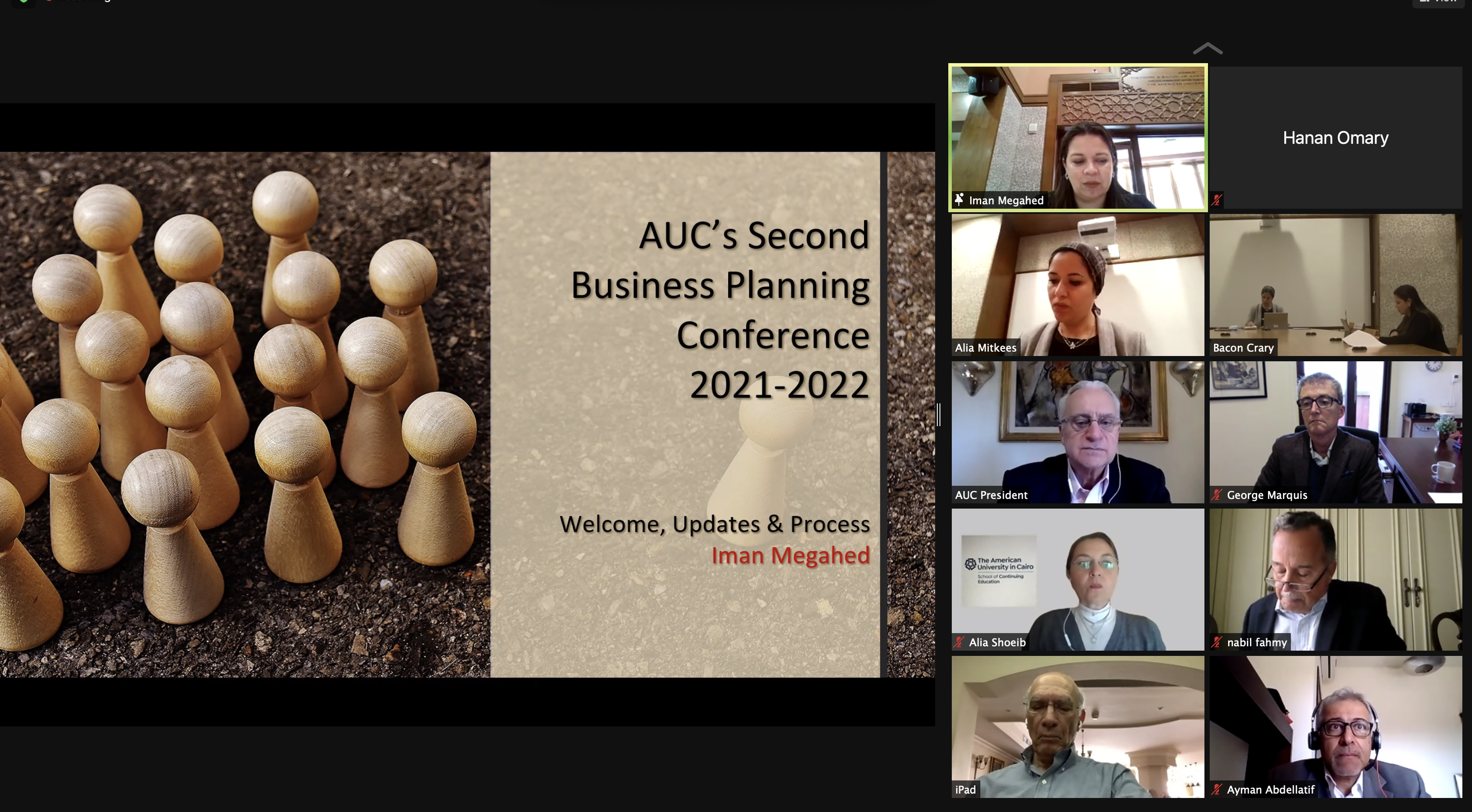 Strategic Planning Meeting Screenshot