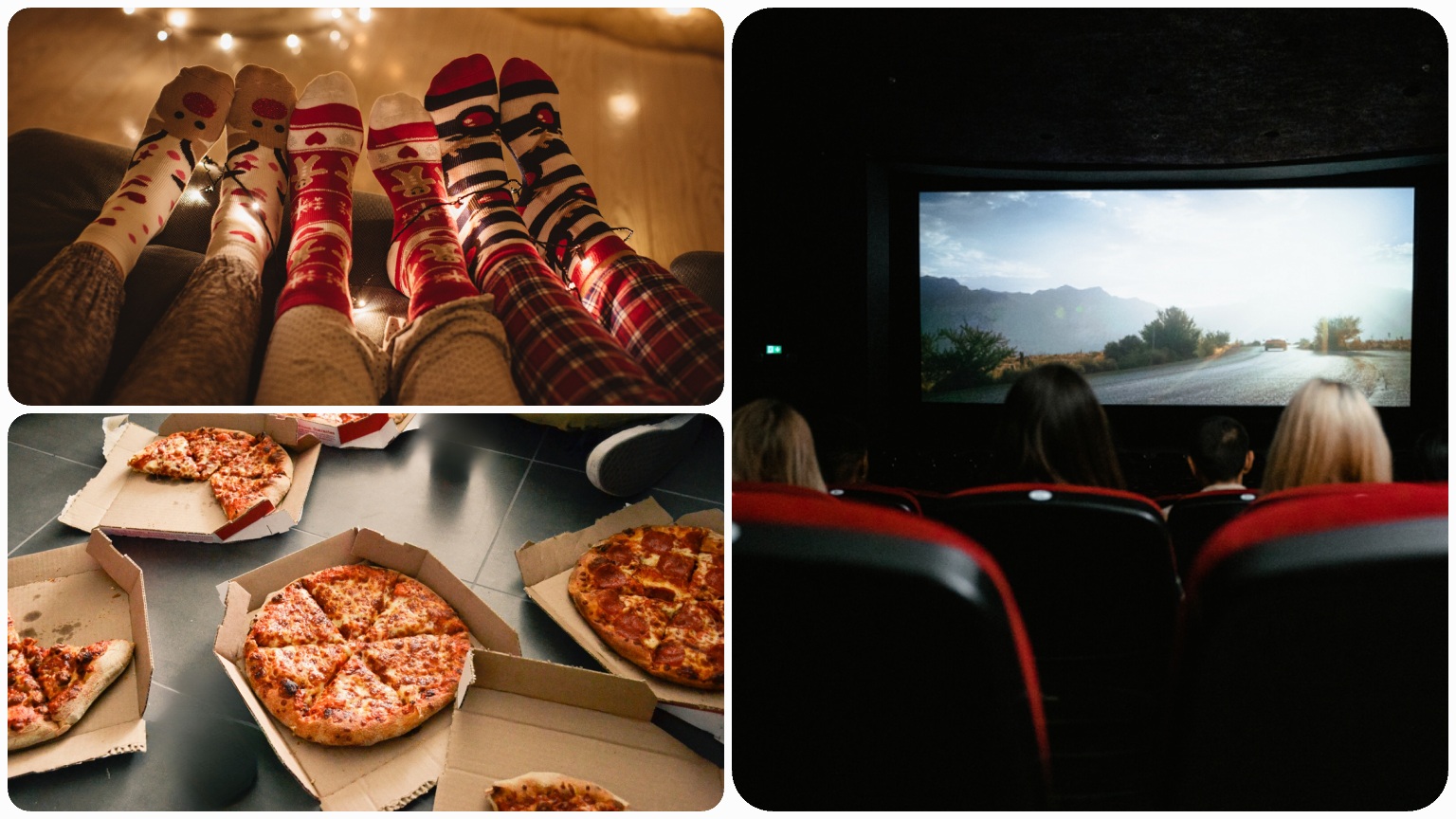 Socks, food and cinema