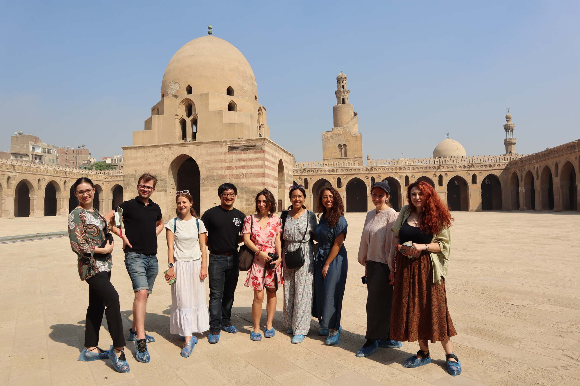 students of CASA program at islamic mosque heritage site