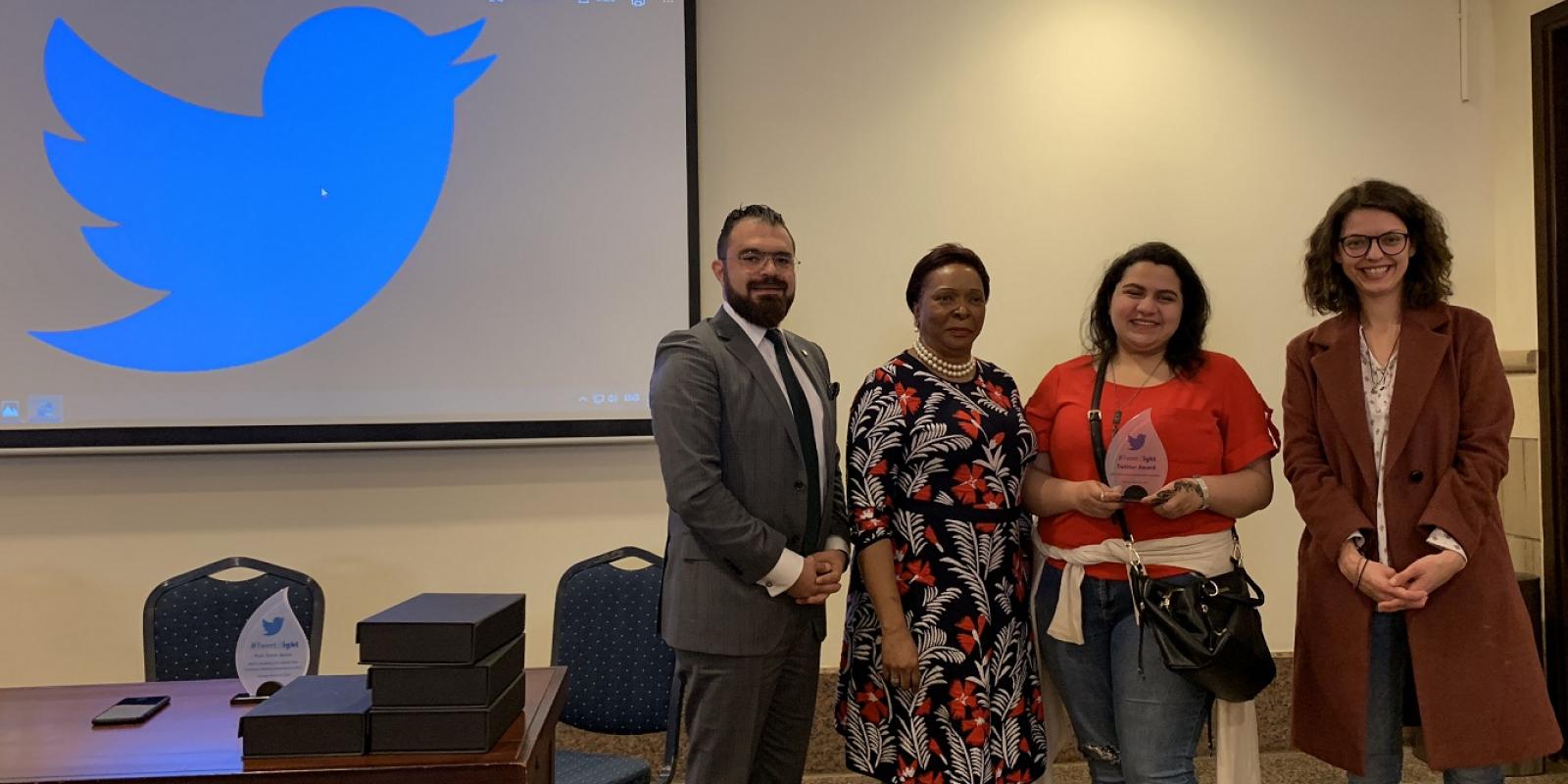 AUC Announces #Tweetright Competition Winners