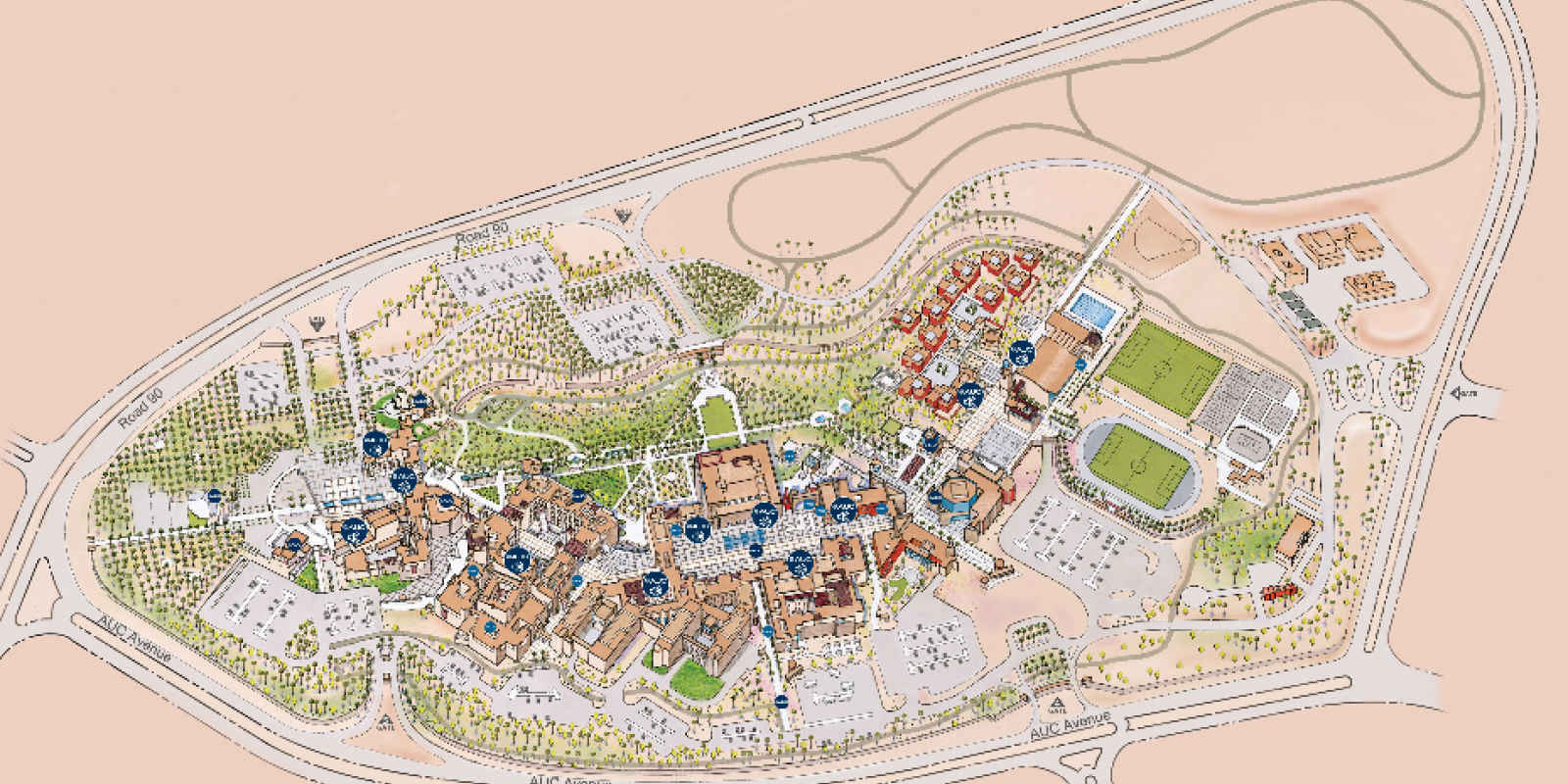 AUC Campus Map