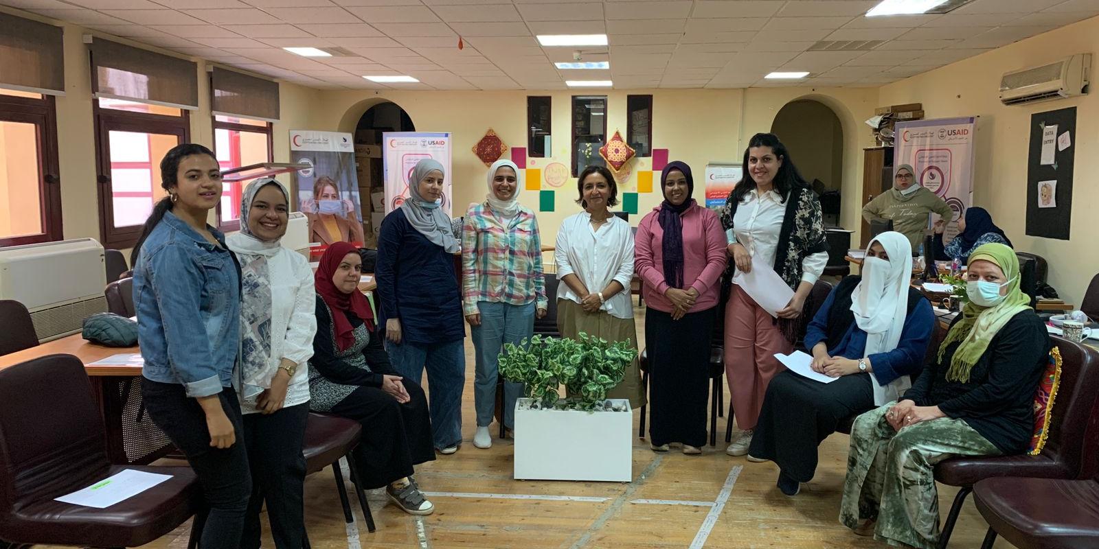 Group of attendees of Red Crescent Event with Linkage