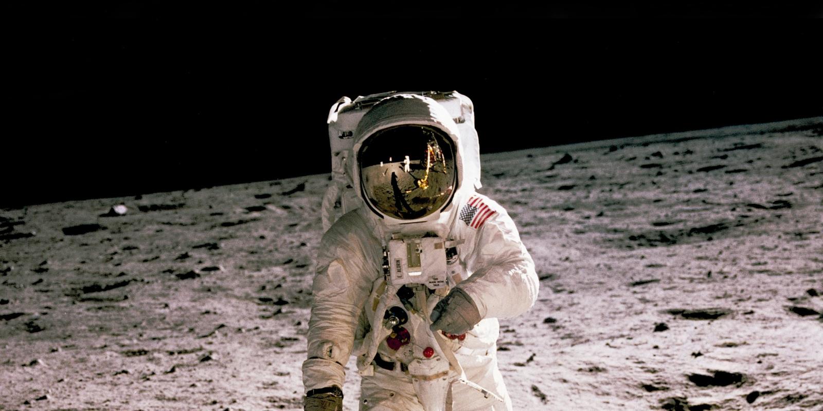 Astronaut on the moon