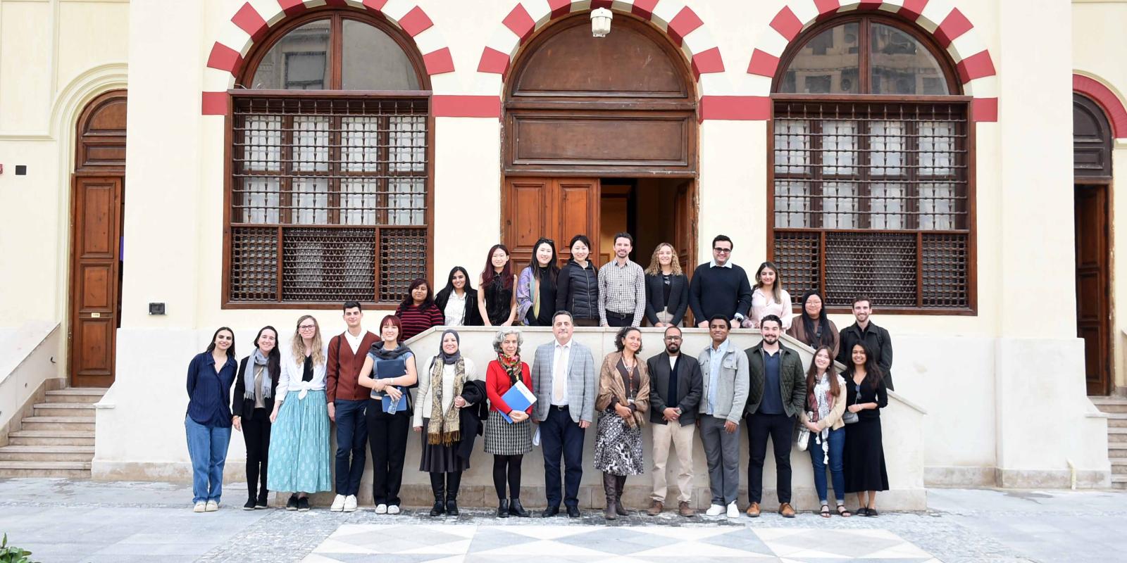 Columbia Students at AUC Tahrir Campus