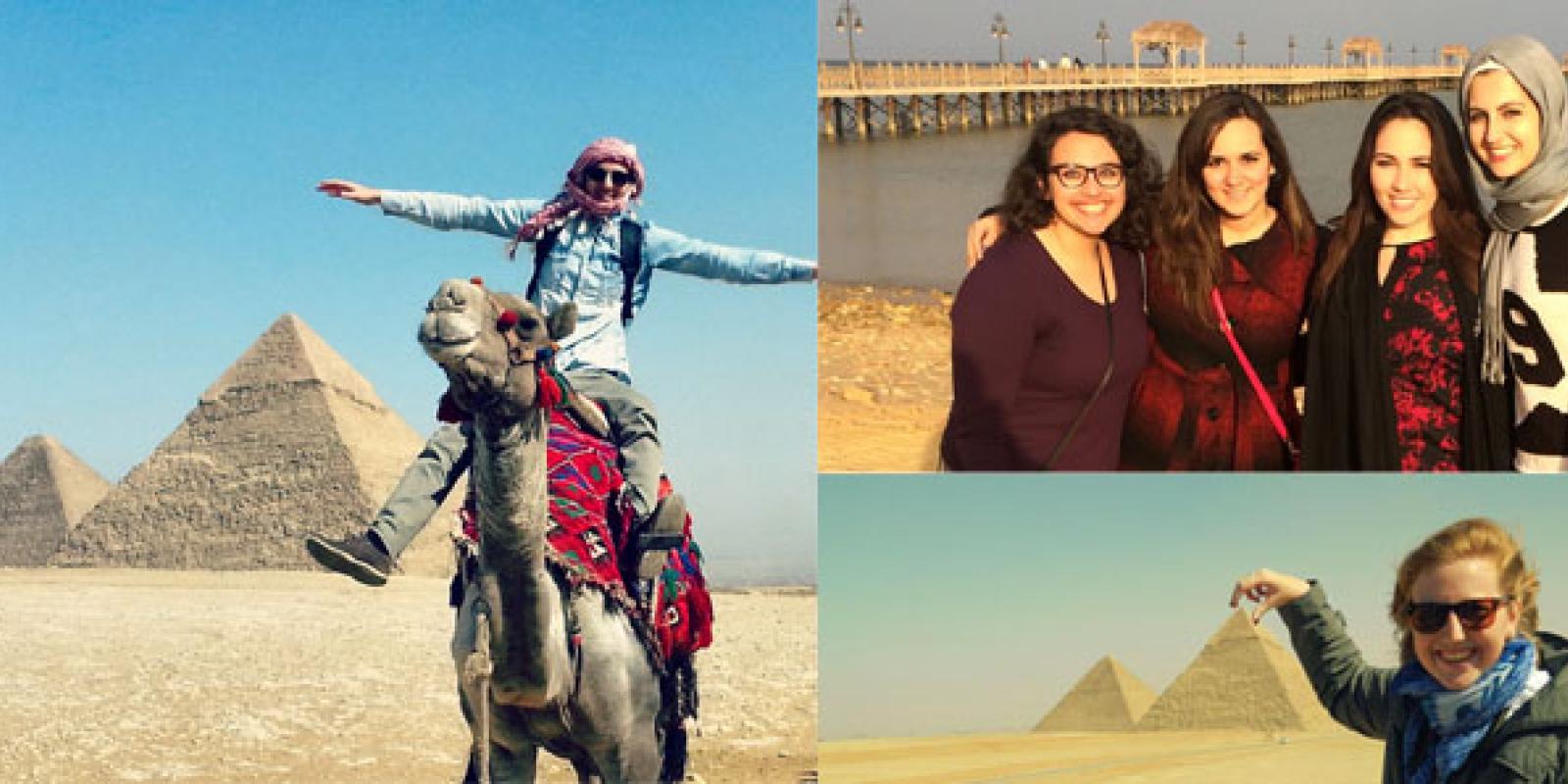 Study Abroad Students at AUC