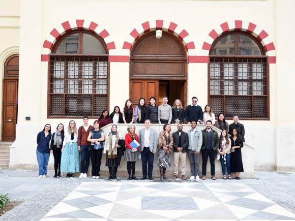 Columbia Students at AUC Tahrir Campus